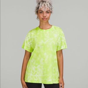 All Yours Tee *Tie Dye electric lime BRAND NEW WITH TAGS